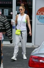 JENNIFER LOPEZ Leaves a Gym in Miami 03/02/2020