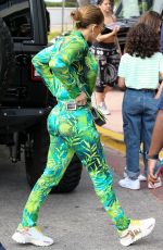 JENNIFER LOPEZ Out for Brunch in Miami 03/01/2020