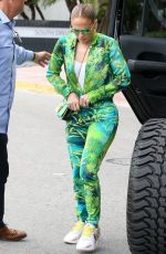 JENNIFER LOPEZ Out for Brunch in Miami 03/01/2020