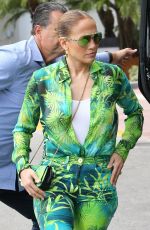 JENNIFER LOPEZ Out for Brunch in Miami 03/01/2020