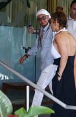 JENNIFER LOPEZ Out for Lunch in Miami 03/04/2020