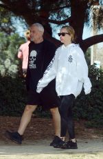 JENNIFER MEYER Out with Her Father Ronald in Los Angeles 03/29/2020