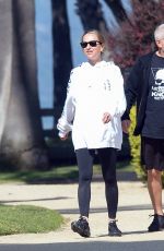 JENNIFER MEYER Out with Her Father Ronald in Los Angeles 03/29/2020