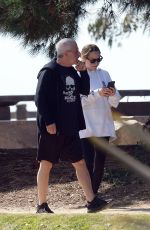 JENNIFER MEYER Out with Her Father Ronald in Los Angeles 03/29/2020