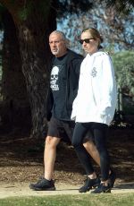 JENNIFER MEYER Out with Her Father Ronald in Los Angeles 03/29/2020