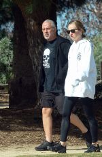 JENNIFER MEYER Out with Her Father Ronald in Los Angeles 03/29/2020
