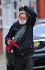 JENNY WADE Wearing a Face Mask Out in London 03/17/2020