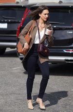 JESSICA ALBA Arrives at a Meeting in Beverly Hills 03/06/2020