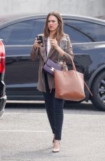 JESSICA ALBA Arrives at a Meeting in Beverly Hills 03/06/2020