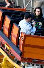 JESSIE J at Six Flags Magic Mountain in Los Angeles 02/26/2020