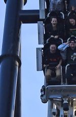 JESSIE J at Six Flags Magic Mountain in Los Angeles 02/26/2020