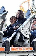 JESSIE J at Six Flags Magic Mountain in Los Angeles 02/26/2020