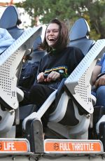 JESSIE J at Six Flags Magic Mountain in Los Angeles 02/26/2020