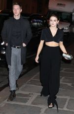 JOEY KING Arrives at Monot show during Paris Fashion Week 29.02.2020 