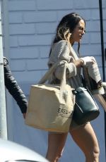 JORDANA BREWSTER in Shorts Out Shopping in Pacific Palisades 03/21/2020