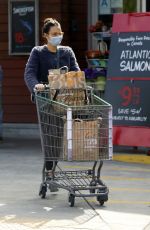 JORDANA BREWSTER Wearing Mask Out Shopping in Los Angeles 03/28/2020
