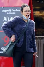 JORDANA BREWSTER Wearing Mask Out Shopping in Los Angeles 03/28/2020