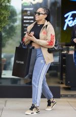 JORDYN WOODS Out Shopping in Calabasas 03/01/2020