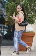 JORDYN WOODS Out Shopping in Calabasas 03/01/2020