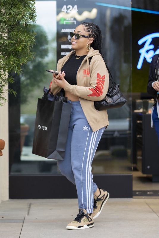 JORDYN WOODS Out Shopping in Calabasas 03/01/2020