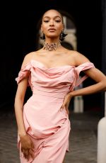 JOURDAN DUNN Arrives at Vivienne Westwood Show at Paris Fashion Week 02/29/2020
