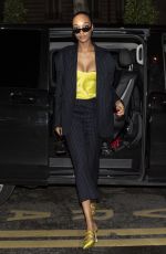 JOURDAN DUNN Leaves Royal Monceau Hotel in Paris 02/29/2020
