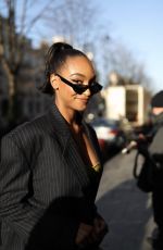 JOURDAN DUNN Leaves Royal Monceau Hotel in Paris 02/29/2020