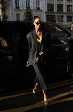 JOURDAN DUNN Leaves Royal Monceau Hotel in Paris 02/29/2020