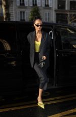JOURDAN DUNN Leaves Royal Monceau Hotel in Paris 02/29/2020