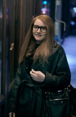 JULIA GARNER on the Set of Shonda Rhimes in New York 03/01/2020