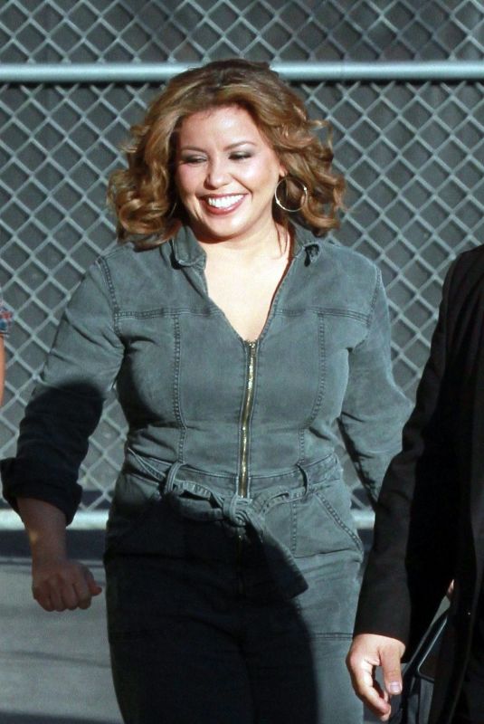 JUSTINA MACHADO Arrives at Jimmy Kimmel Live!