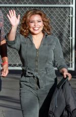 JUSTINA MACHADO Arrives at Jimmy Kimmel Live!