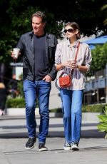 KAIA and Rande GERBER at Blue Bottle Coffee in West Hollywood 03/09/2020