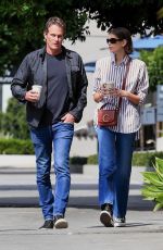 KAIA and Rande GERBER at Blue Bottle Coffee in West Hollywood 03/09/2020