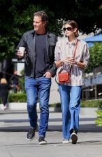 KAIA and Rande GERBER at Blue Bottle Coffee in West Hollywood 03/09/2020