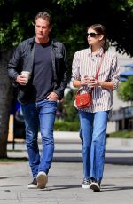 KAIA and Rande GERBER at Blue Bottle Coffee in West Hollywood 03/09/2020