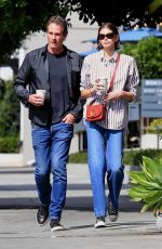 KAIA and Rande GERBER at Blue Bottle Coffee in West Hollywood 03/09/2020