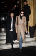 KAIA GERBER and ASHLEYBENSON Leaves Hotel Le Costes in Paris 03/01/2020