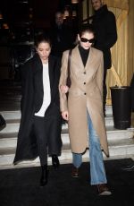 KAIA GERBER and ASHLEYBENSON Leaves Hotel Le Costes in Paris 03/01/2020