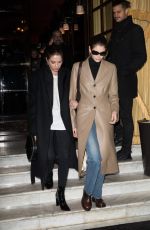 KAIA GERBER and ASHLEYBENSON Leaves Hotel Le Costes in Paris 03/01/2020
