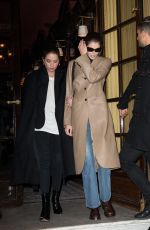 KAIA GERBER and ASHLEYBENSON Leaves Hotel Le Costes in Paris 03/01/2020