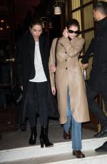 KAIA GERBER and ASHLEYBENSON Leaves Hotel Le Costes in Paris 03/01/2020