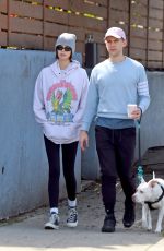 KAIA GERBER and Tommy Dorfman Out with Their Dog in Los Angeles 03/21/2020
