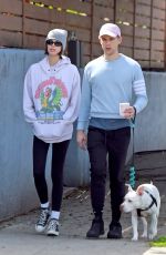 KAIA GERBER and Tommy Dorfman Out with Their Dog in Los Angeles 03/21/2020