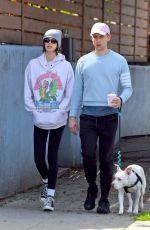 KAIA GERBER and Tommy Dorfman Out with Their Dog in Los Angeles 03/21/2020