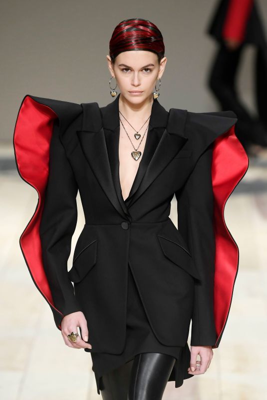 KAIA GERBER at Alexander McQueen Runway Show at Paris Fashion Week 03/02/2020