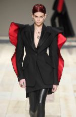KAIA GERBER at Alexander McQueen Runway Show at Paris Fashion Week 03/02/2020