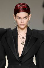 KAIA GERBER at Alexander McQueen Runway Show at Paris Fashion Week 03/02/2020