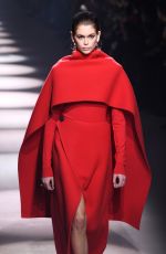 KAIA GERBER at Givenchy Runway Show at Paris Fashion Week 03/01/2020