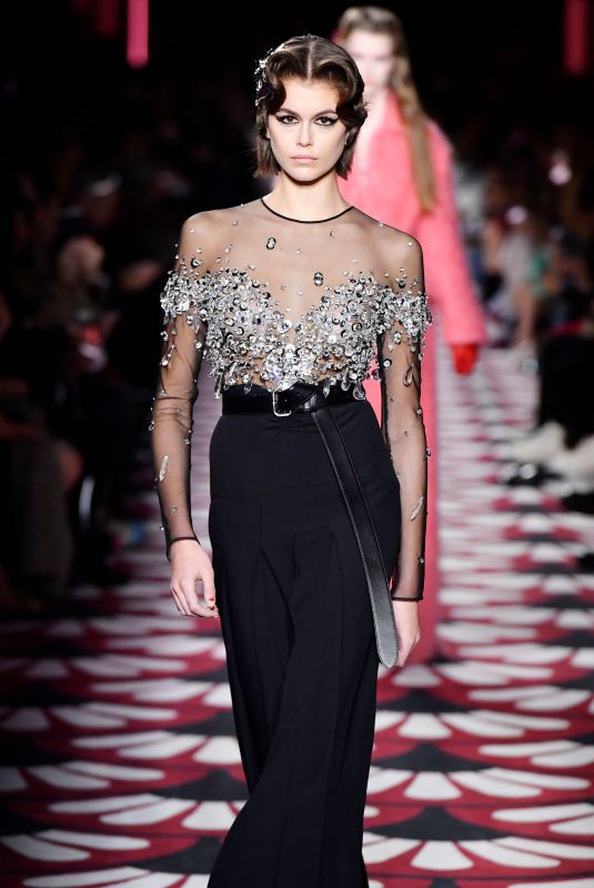KAIA GERBER at Miu Miu Fall/Winter 2020 Runway Show at Paris Fashion Week 03/03/2020